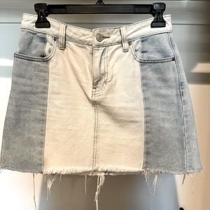 PacSun Two-Toned Denim Skirt